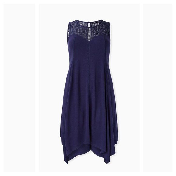 Midi Jersey Trapeze Dress - Picture 1 of 4